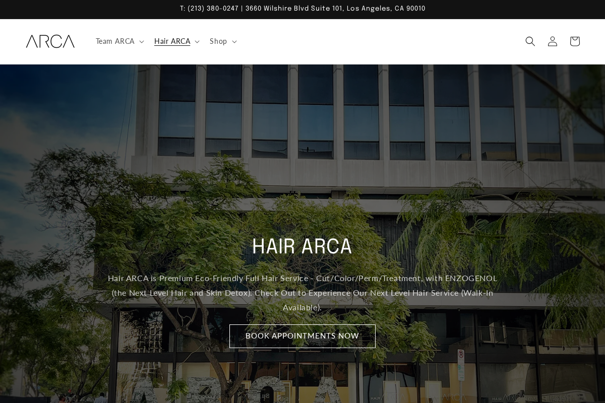 arcagenolus.com homepage screenshot