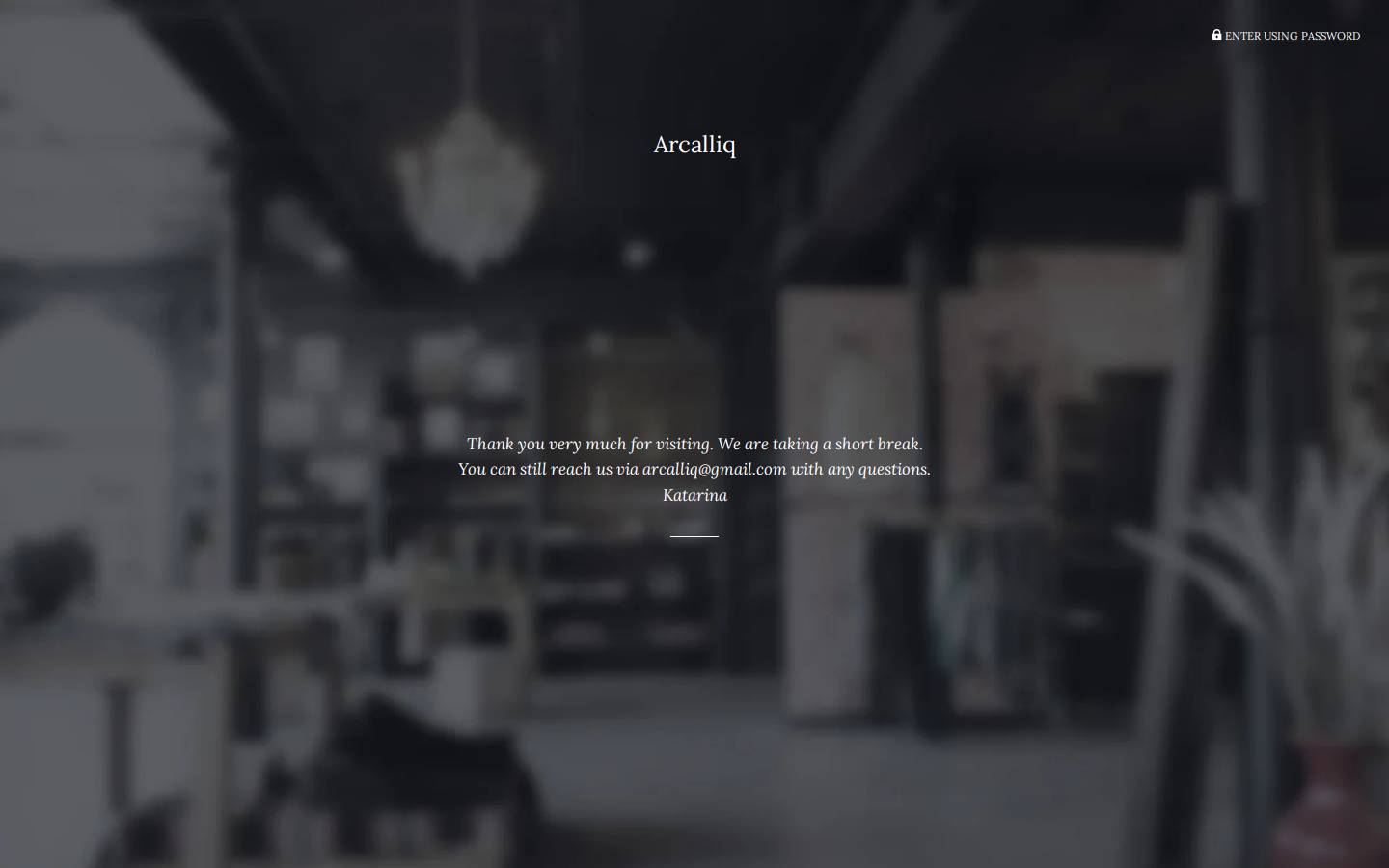 arcalliq.com homepage screenshot