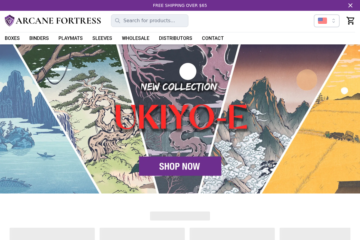 Arcane Fortress homepage screenshot