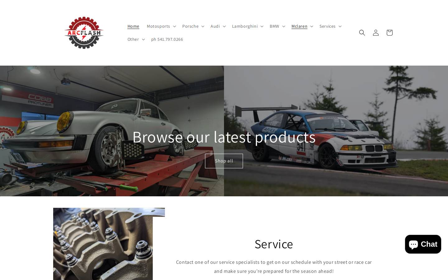 arcflashllc.com homepage screenshot