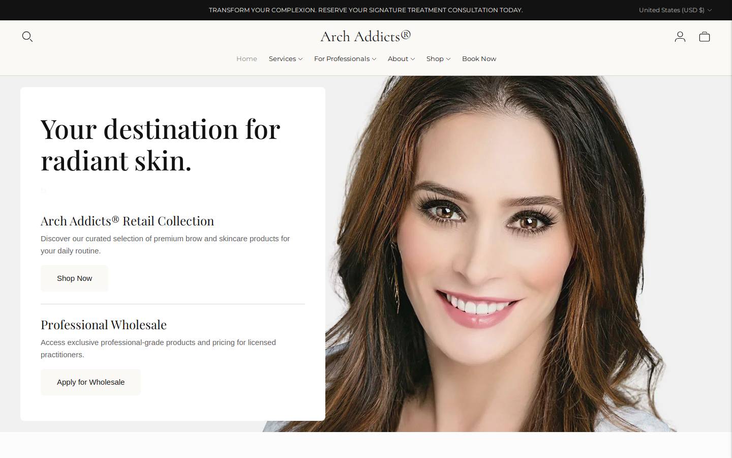 archaddicts.com homepage screenshot