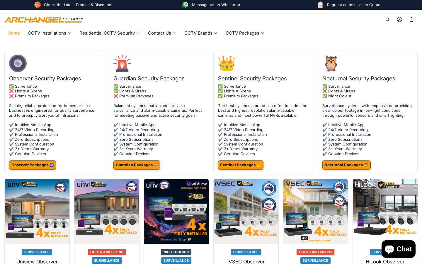 archangelsecurity.com.au homepage screenshot