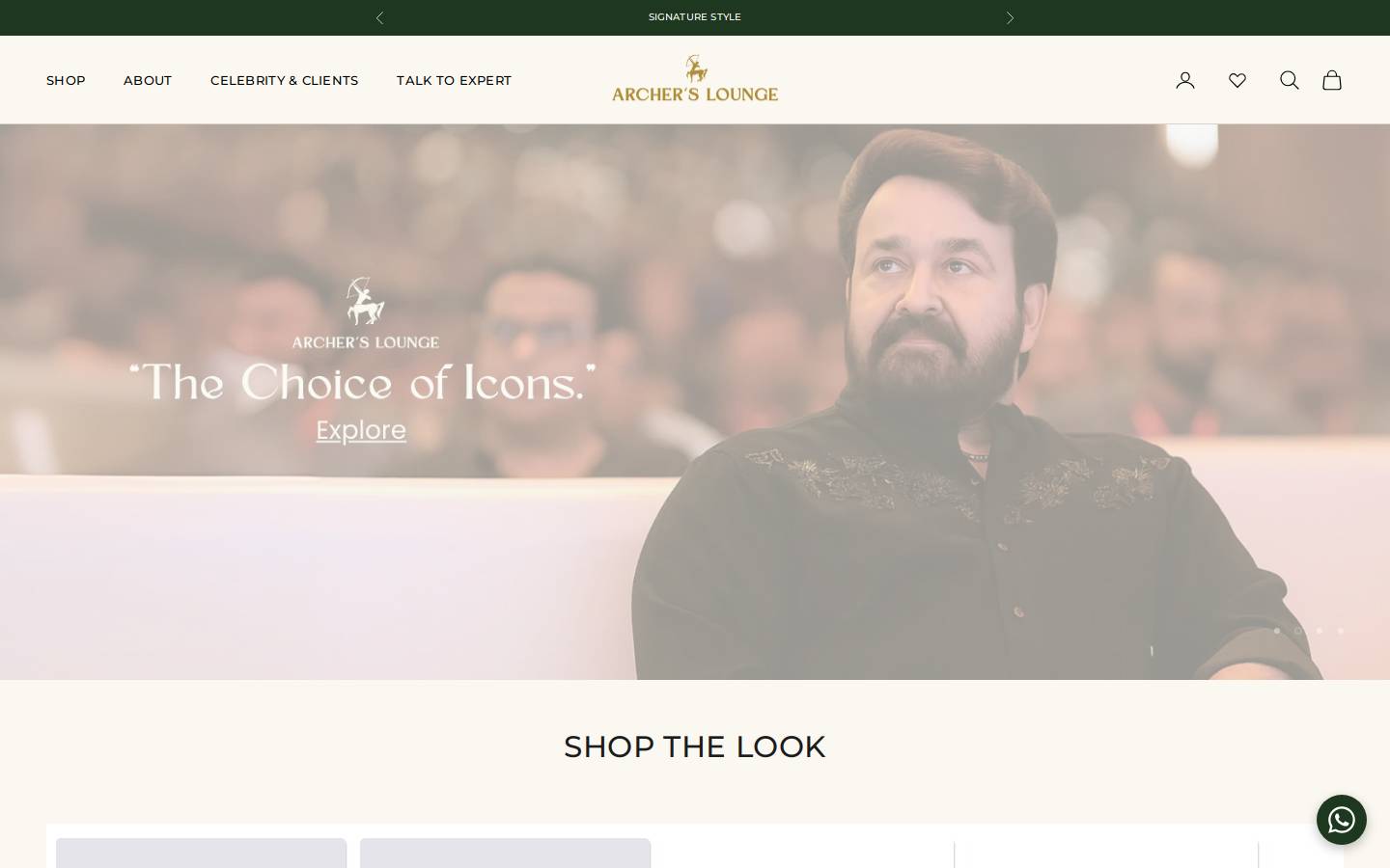 archerslounge.com homepage screenshot