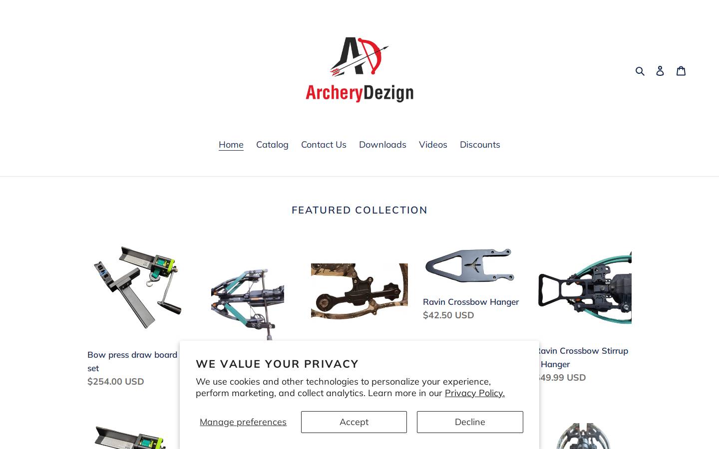 archerydezign.com homepage screenshot