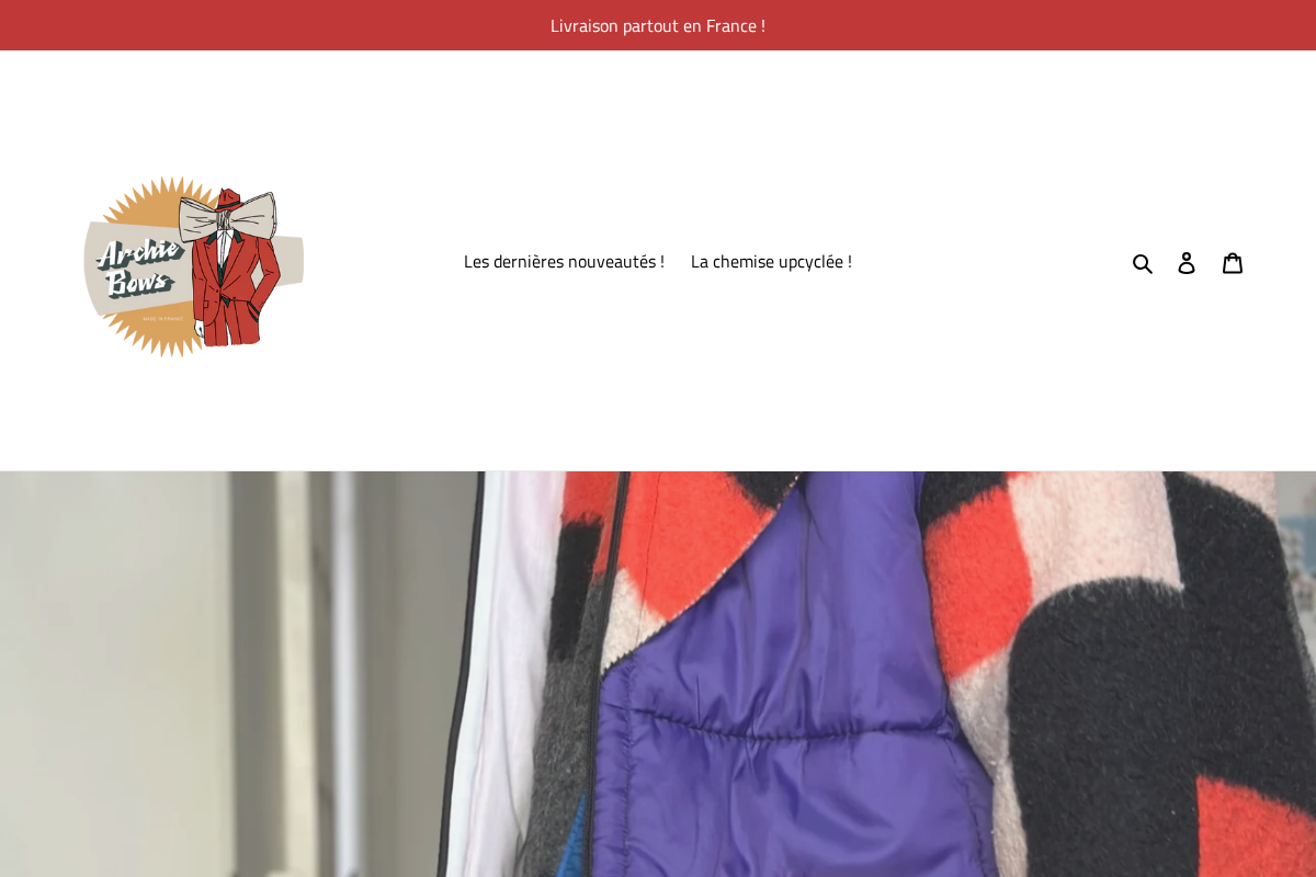 Archie Bows homepage screenshot