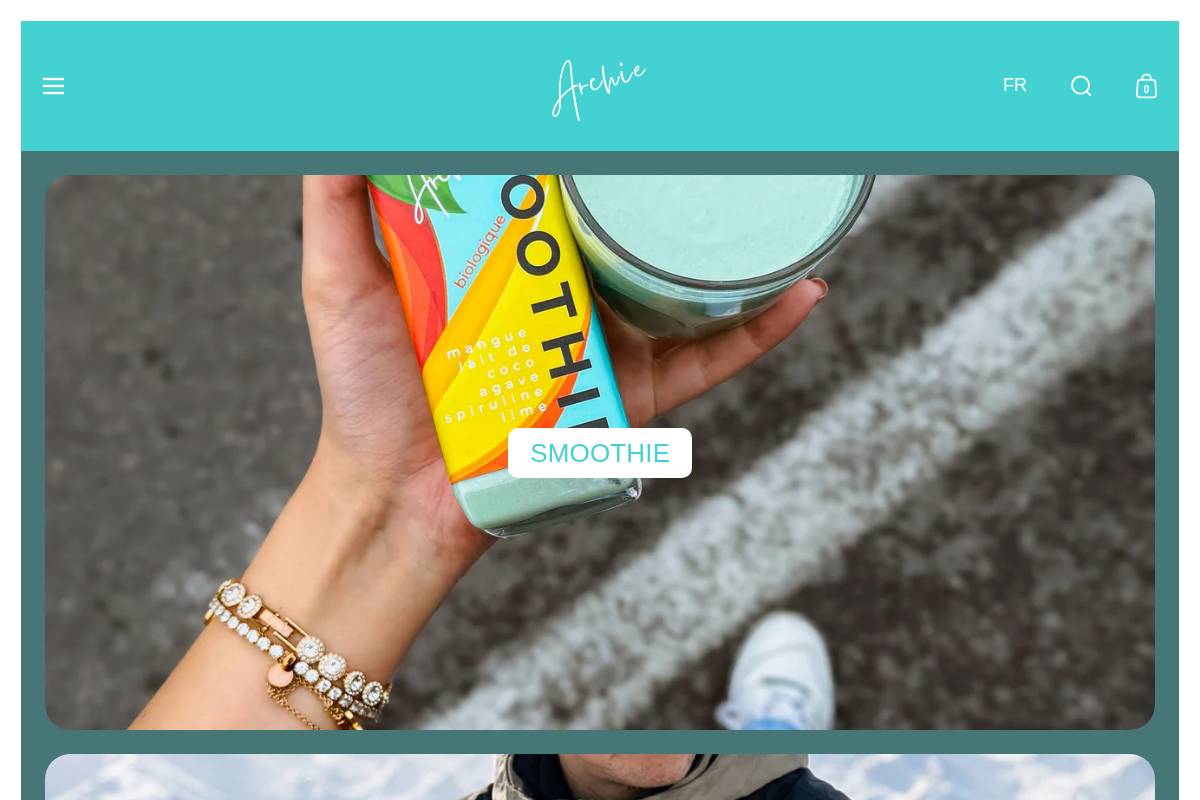 archiejuice.com homepage screenshot