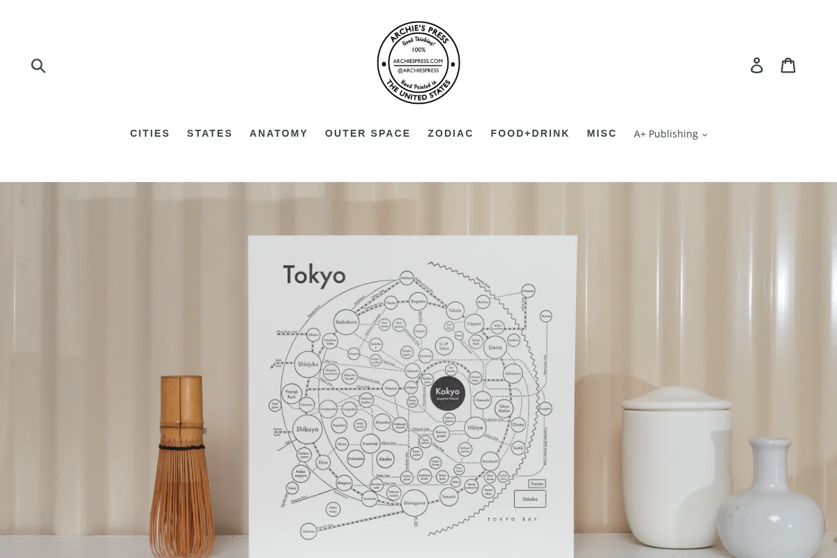 archiespress.com homepage screenshot