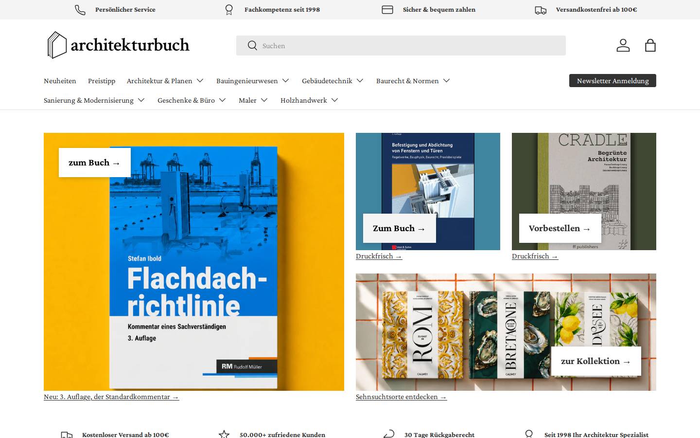 architekturbuch.de homepage screenshot