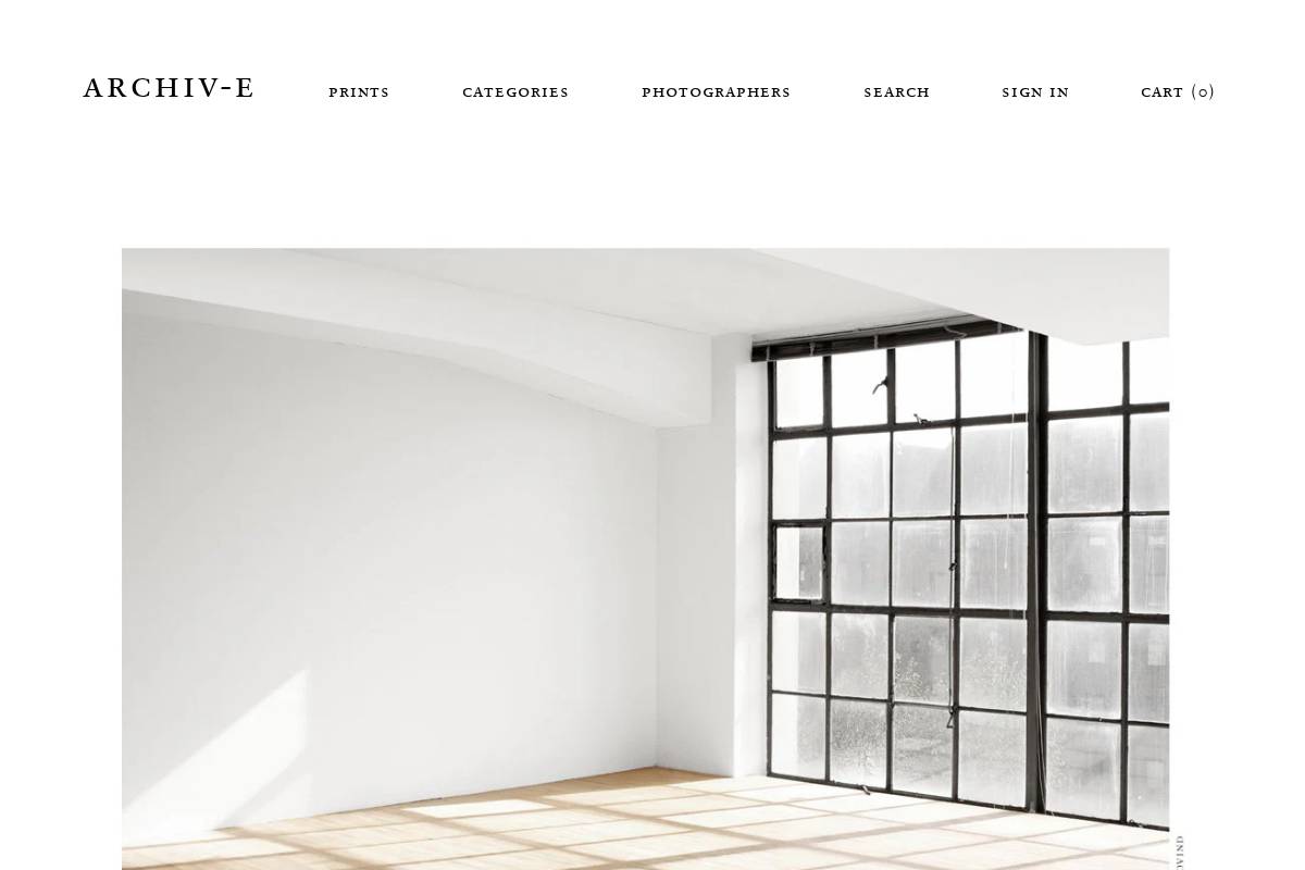 archiv-e.com homepage screenshot