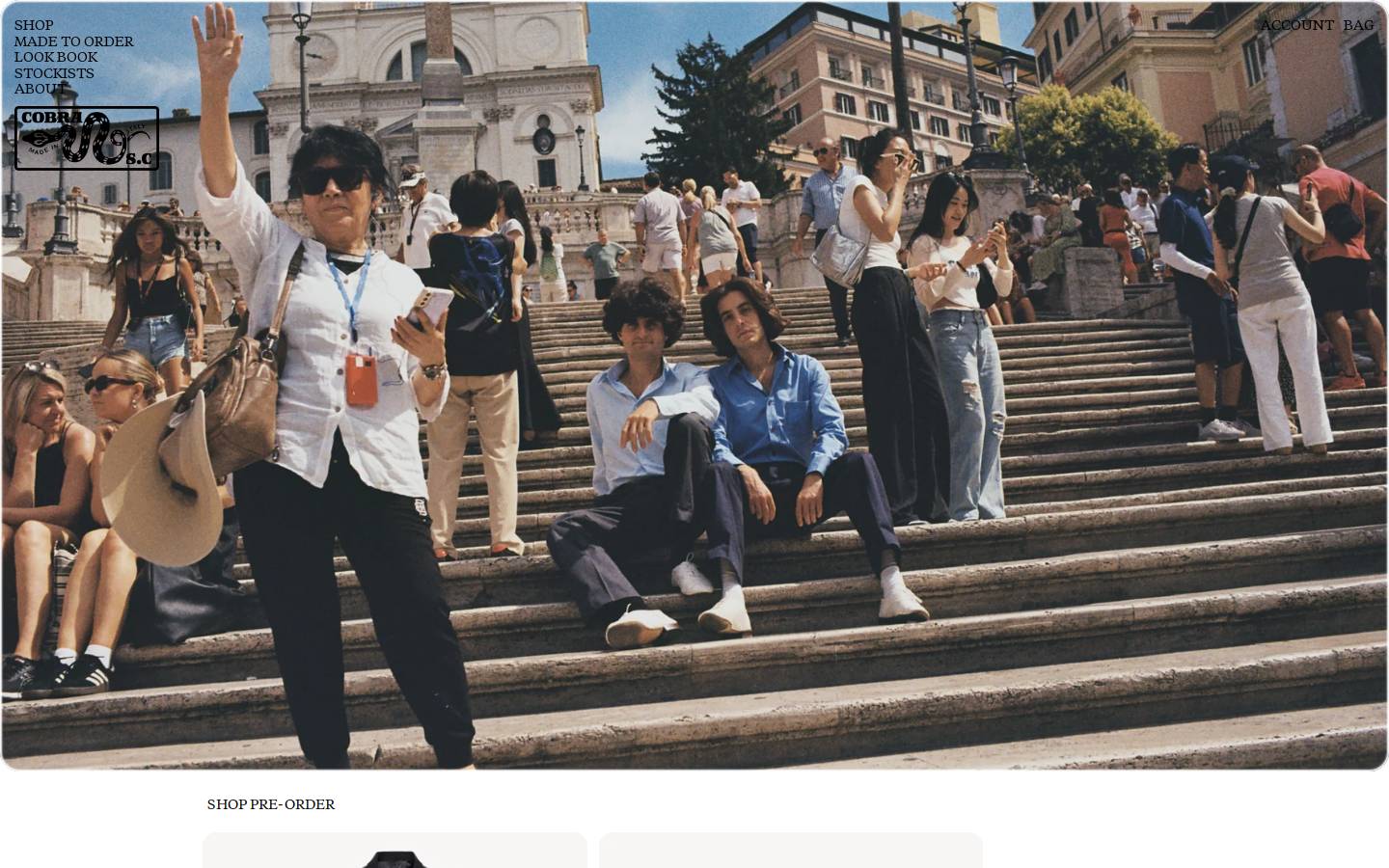 archive-cobra.com homepage screenshot