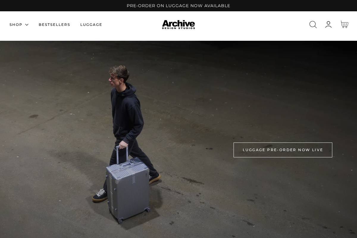 Archivedesignstudios homepage screenshot