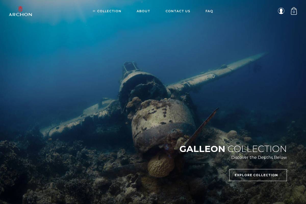 archonwatches.com homepage screenshot