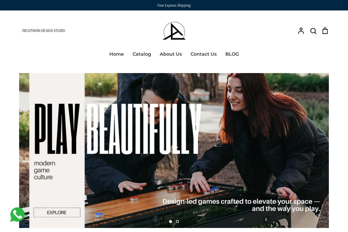 archtwain homepage screenshot