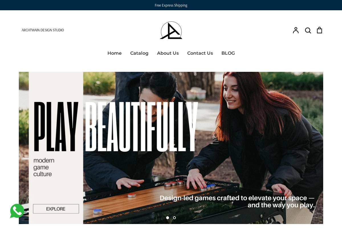 archtwain.com homepage screenshot