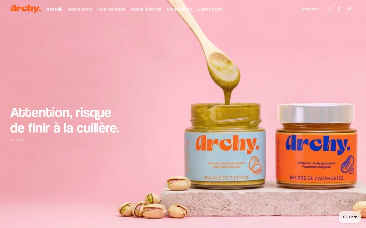 archyfood.com homepage screenshot