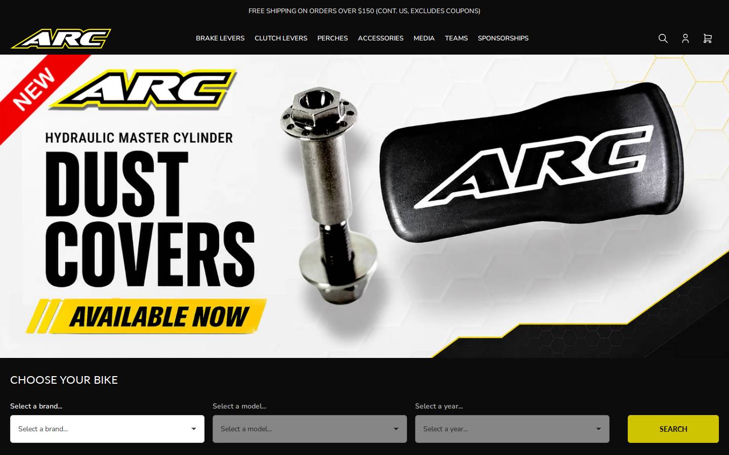arclevers.com homepage screenshot