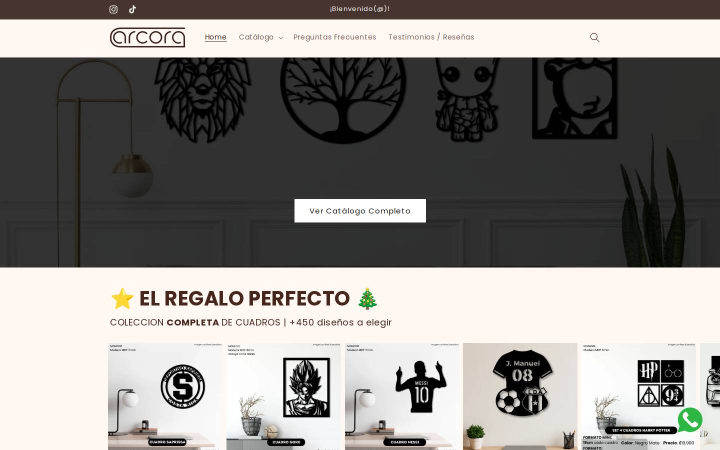 arcoracr.com homepage screenshot