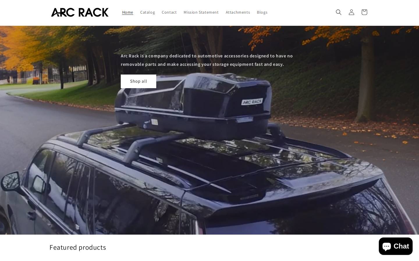 arcrack.com homepage screenshot
