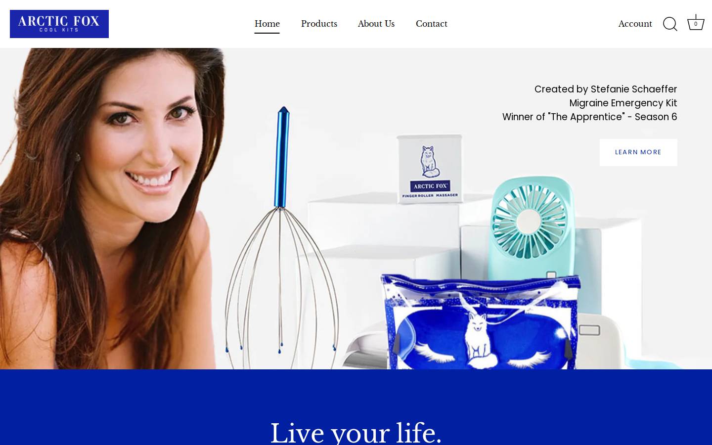 arcticfoxwellness.com homepage screenshot