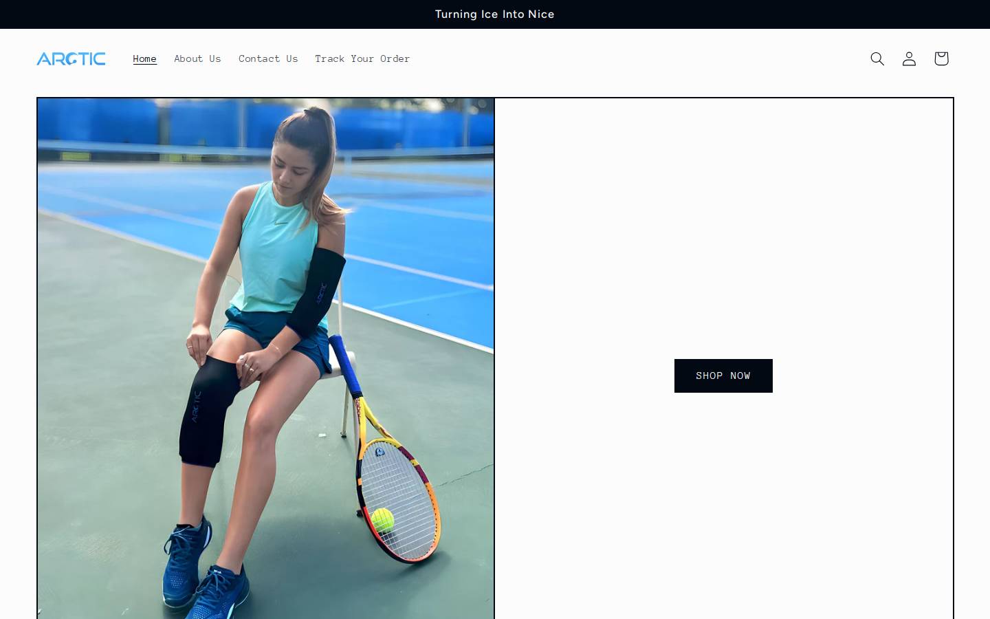 arcticsleeves.com homepage screenshot