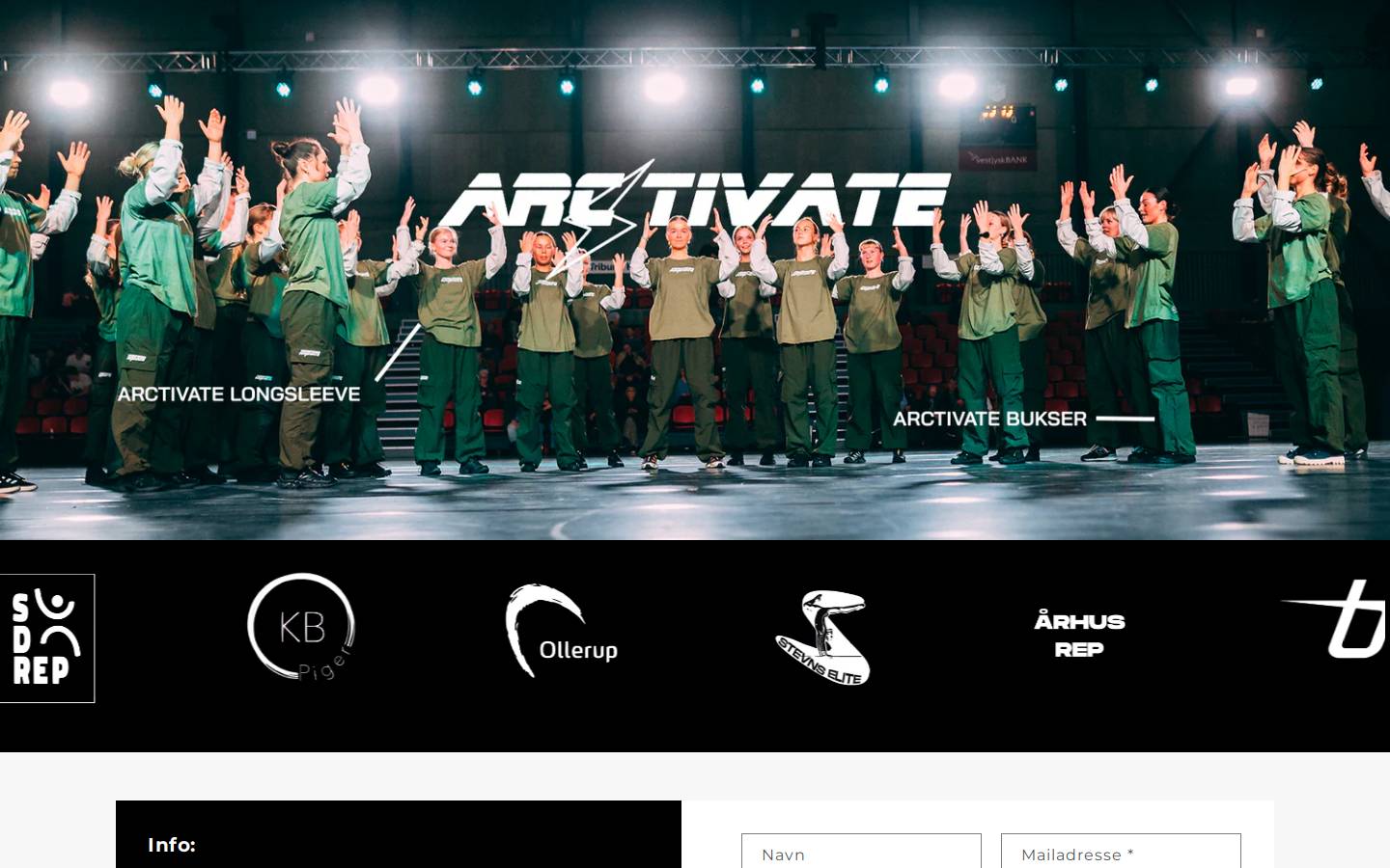 arctivate.dk homepage screenshot