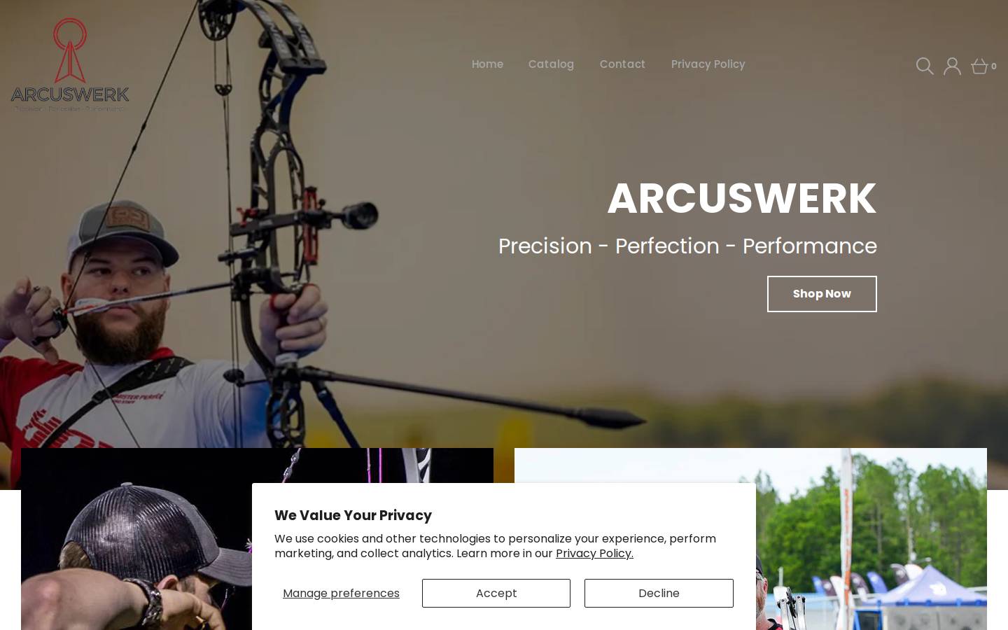 arcuswerk.com homepage screenshot