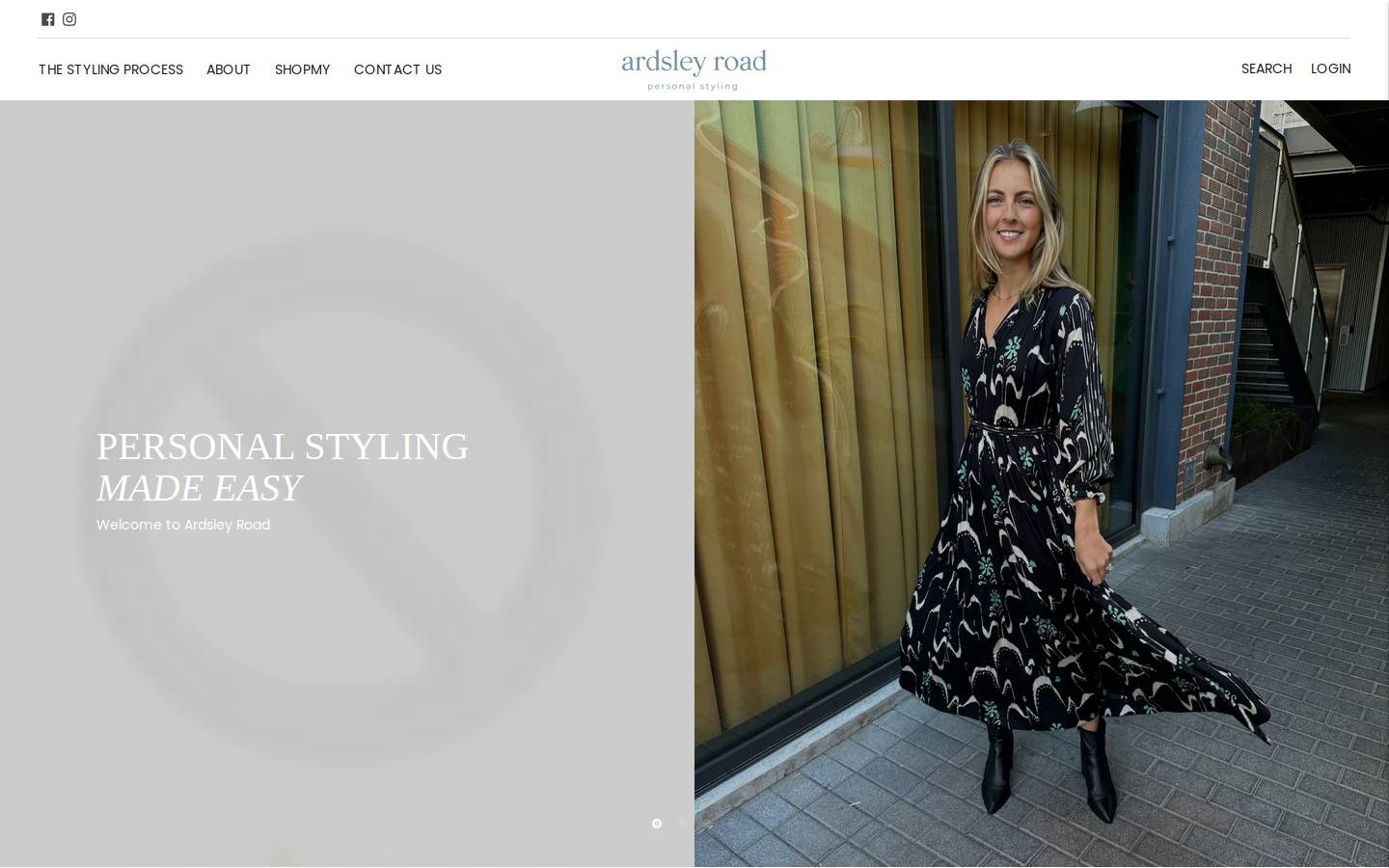 ardsleyroad.com homepage screenshot