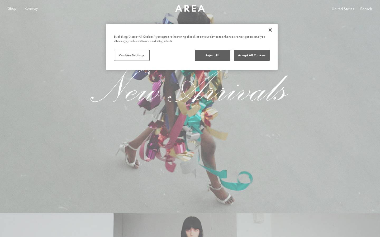 area.nyc homepage screenshot