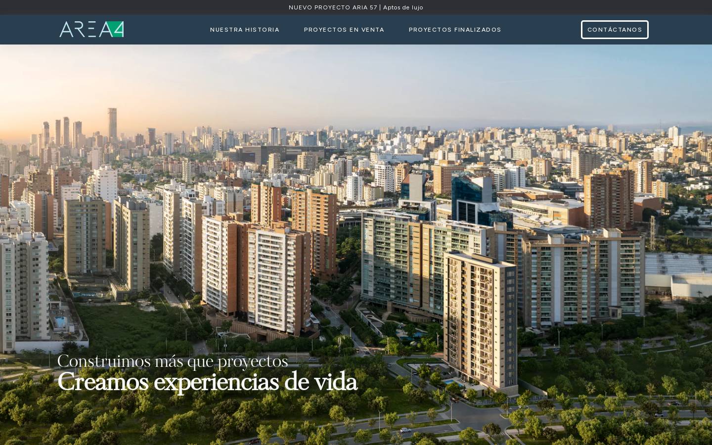 area4.com.co homepage screenshot