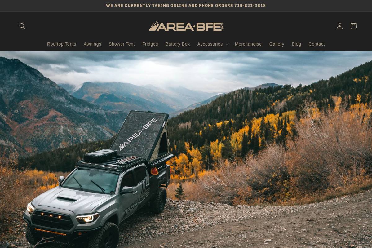 areabfetents.com homepage screenshot