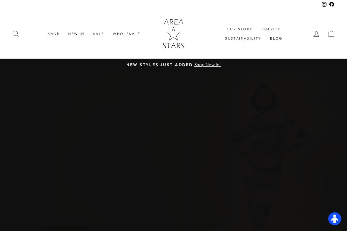 areastars.com homepage screenshot