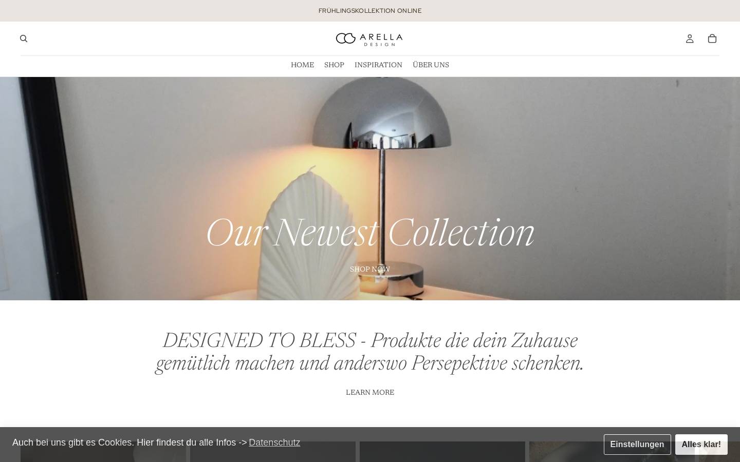 arella-design.com homepage screenshot