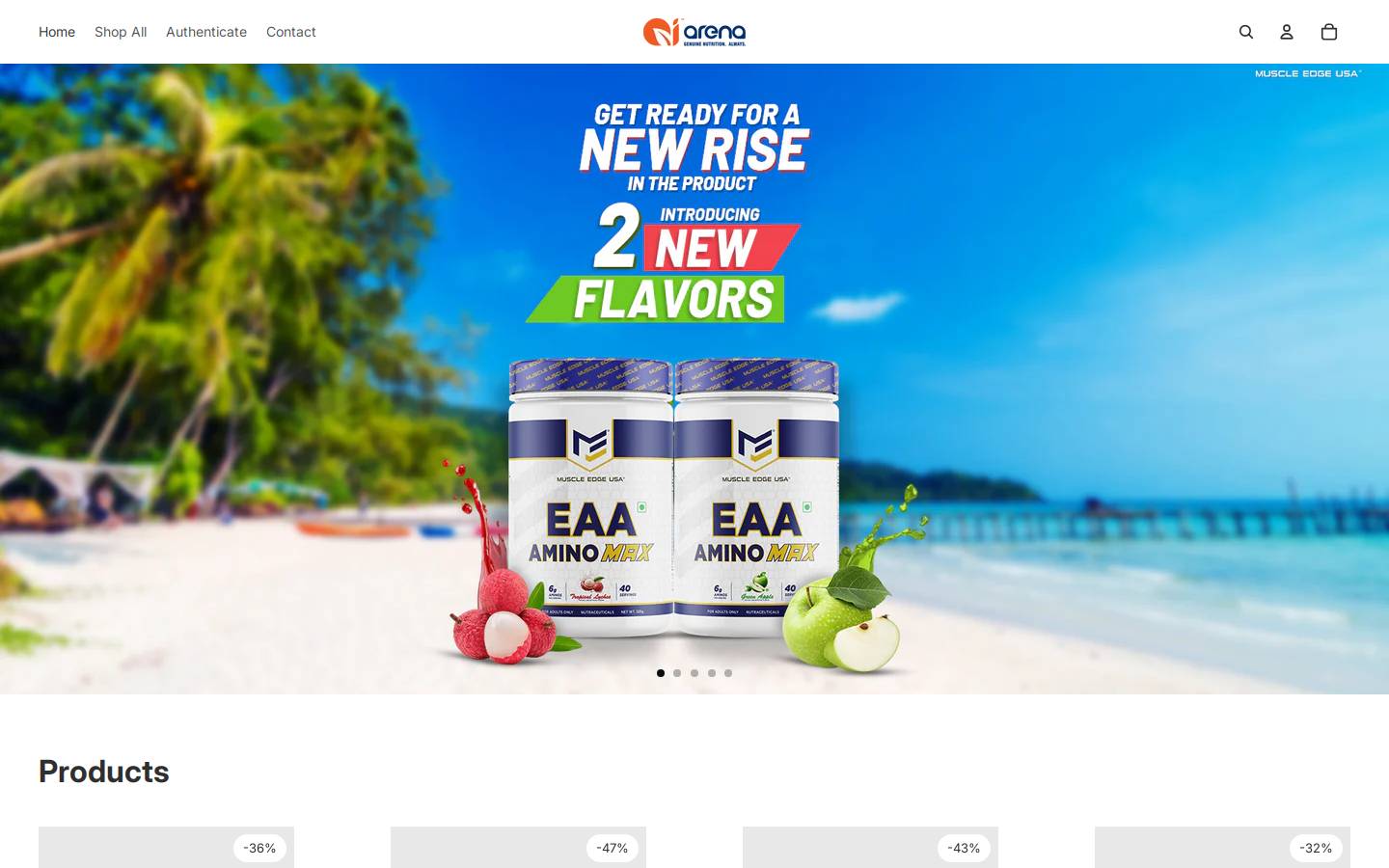 arena.care homepage screenshot
