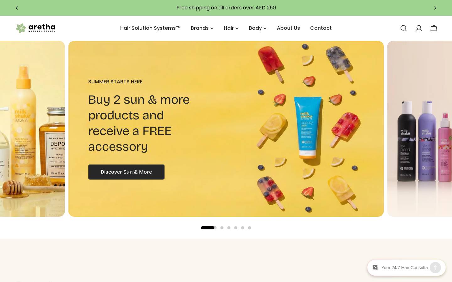 arethanaturalbeauty.com homepage screenshot