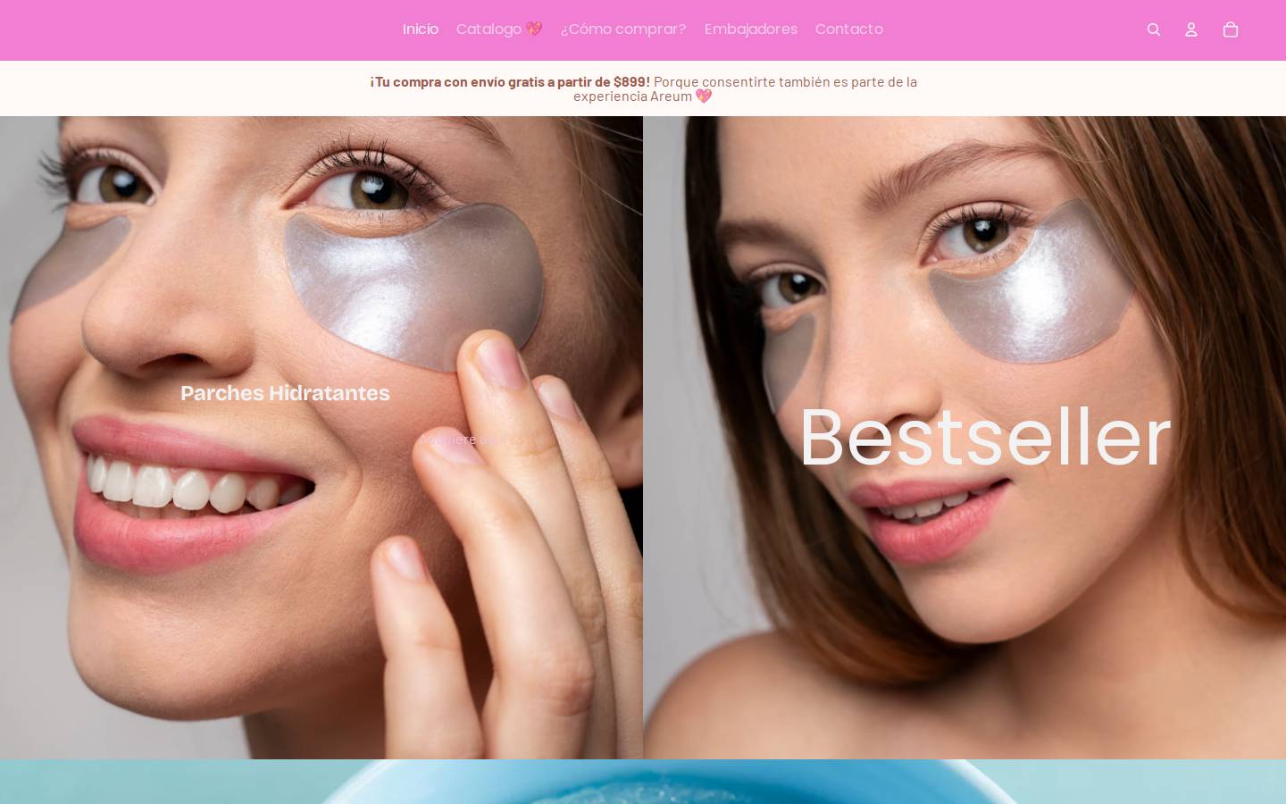 areum.com.mx homepage screenshot