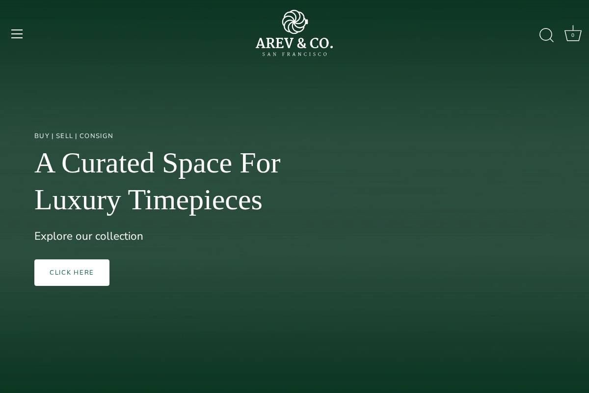 arevandco.com homepage screenshot