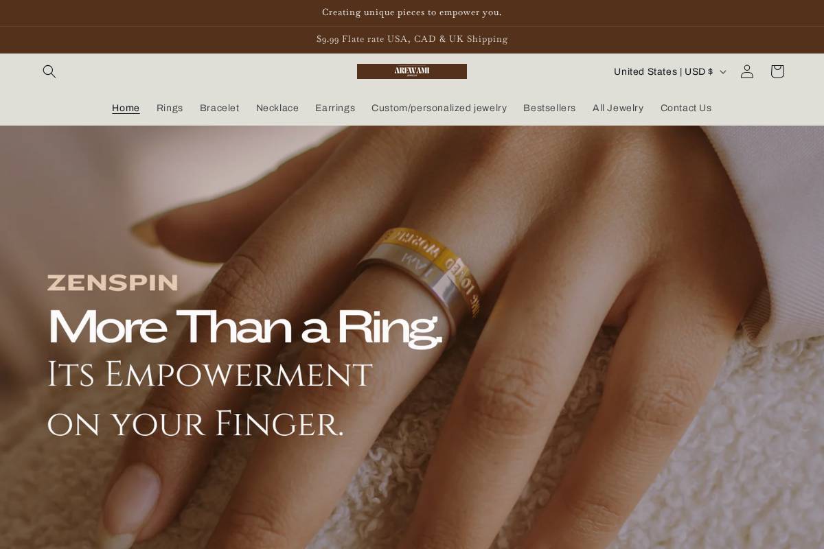 arewamie.com homepage screenshot