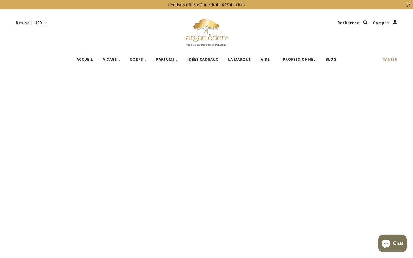 arganeden.com homepage screenshot