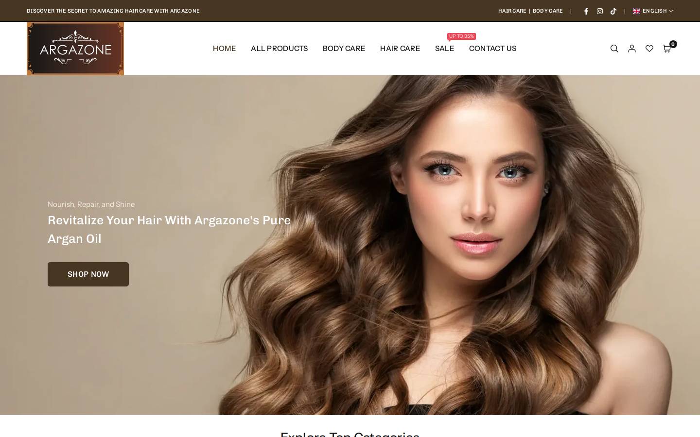 argazone.com homepage screenshot
