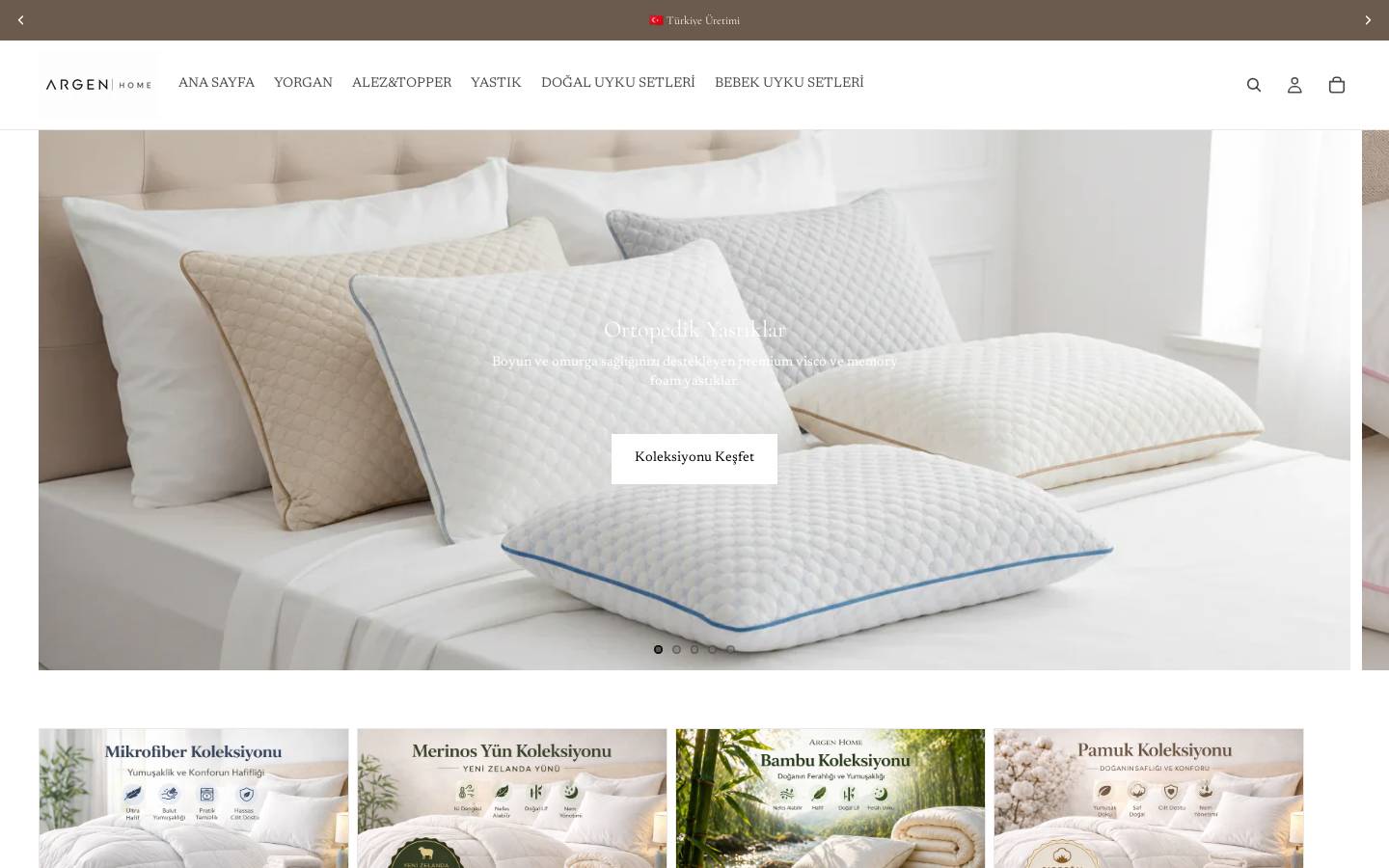 argenhome.com homepage screenshot