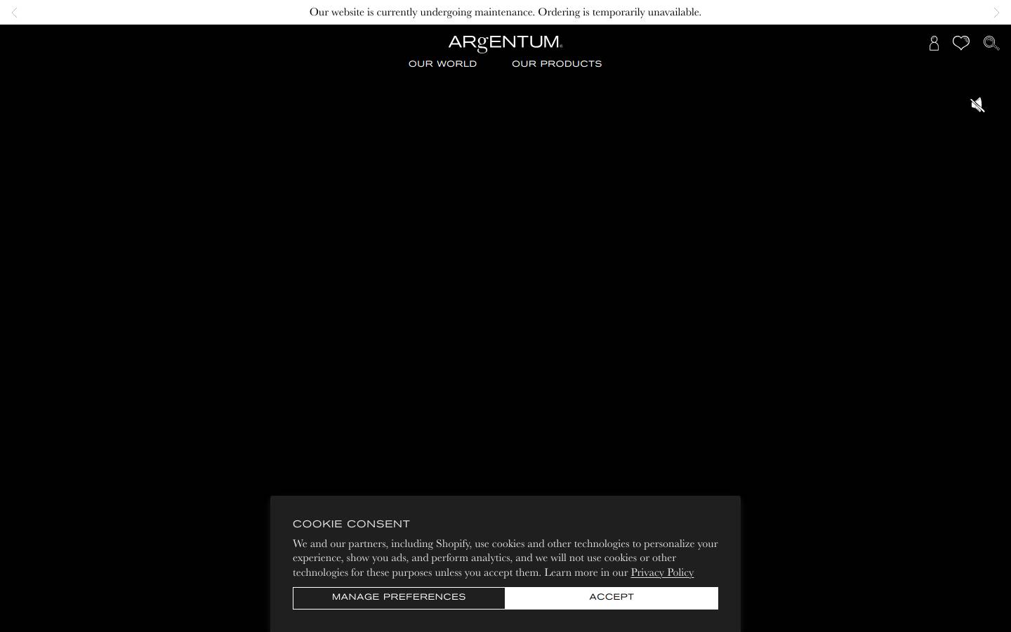 ARgENTUM homepage screenshot