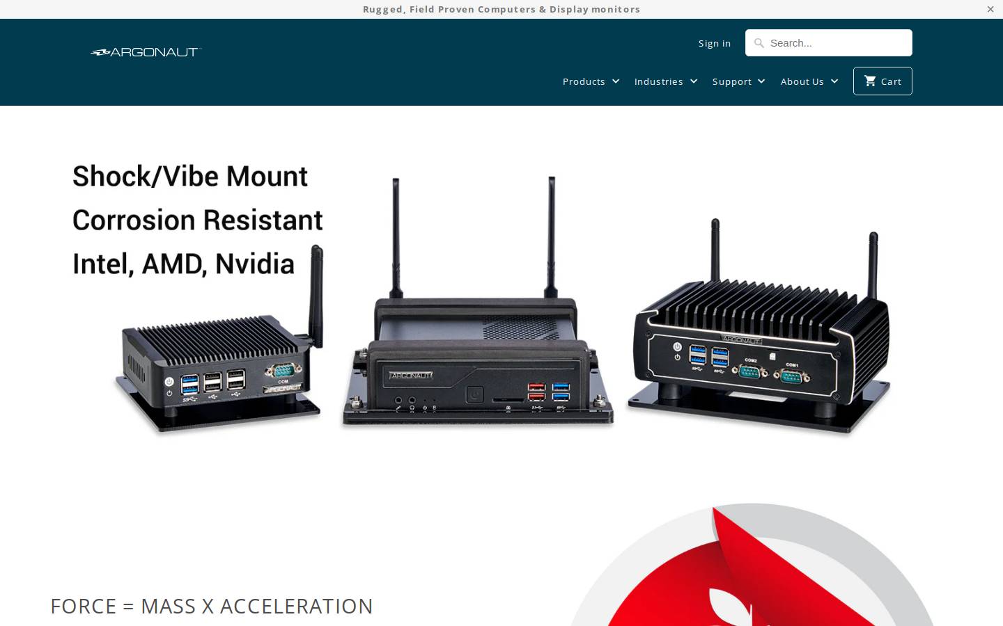 argonautcomputer.com homepage screenshot