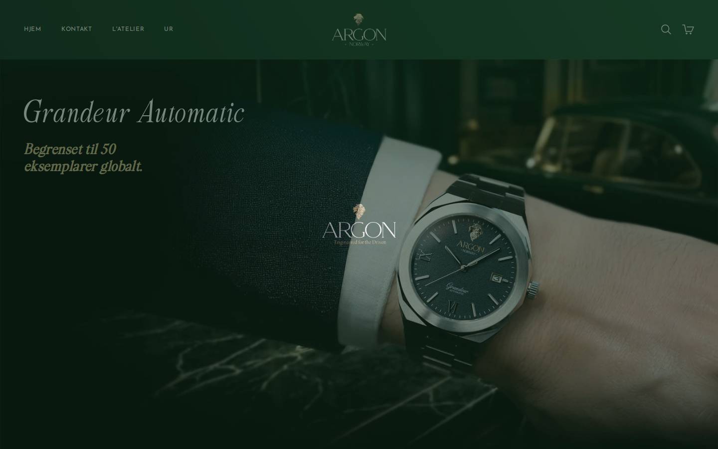 argonnorway.com homepage screenshot