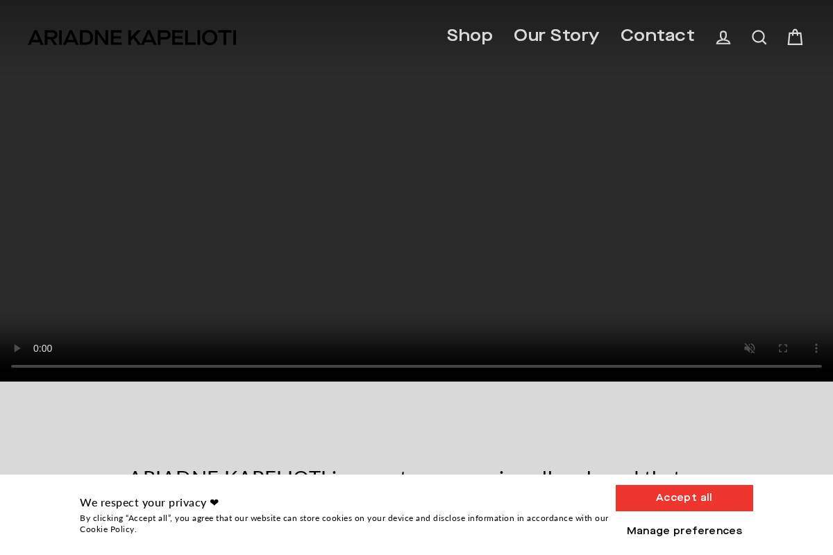 ariadnekapelioti.com homepage screenshot