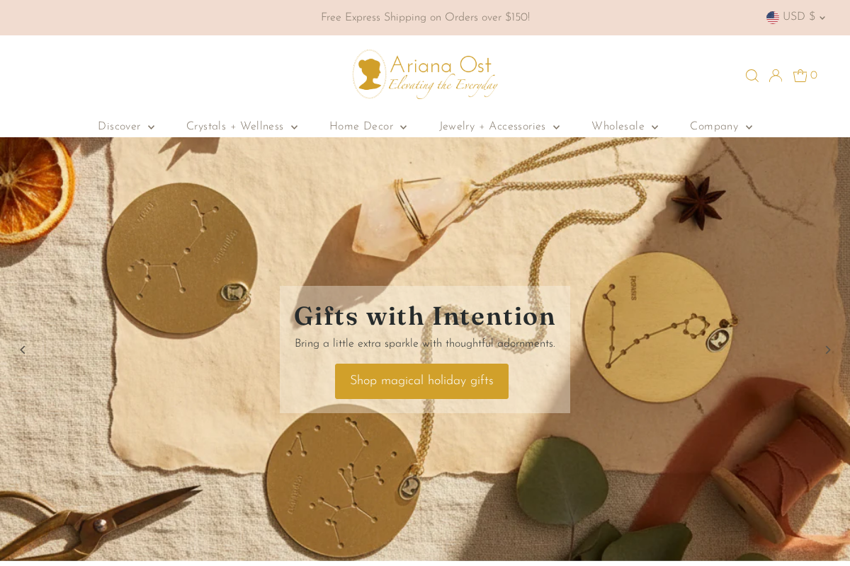 arianaost.com homepage screenshot