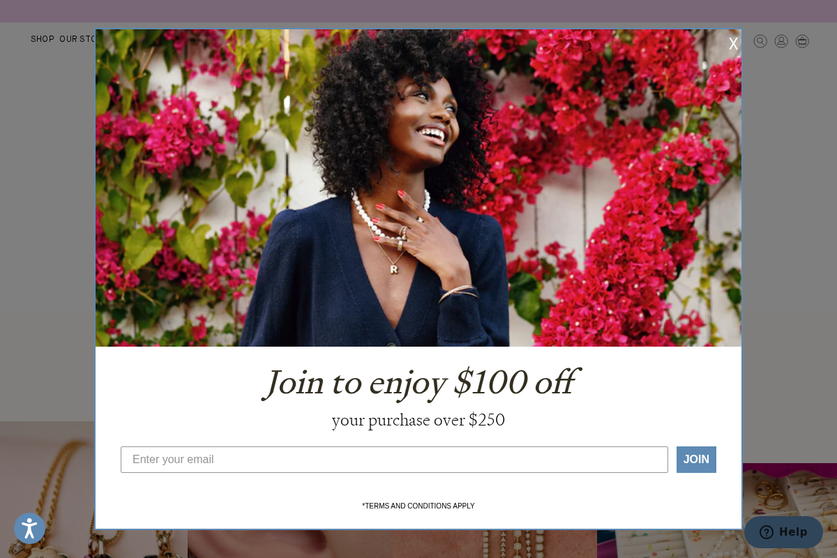 Ariel Gordon Jewelry homepage screenshot