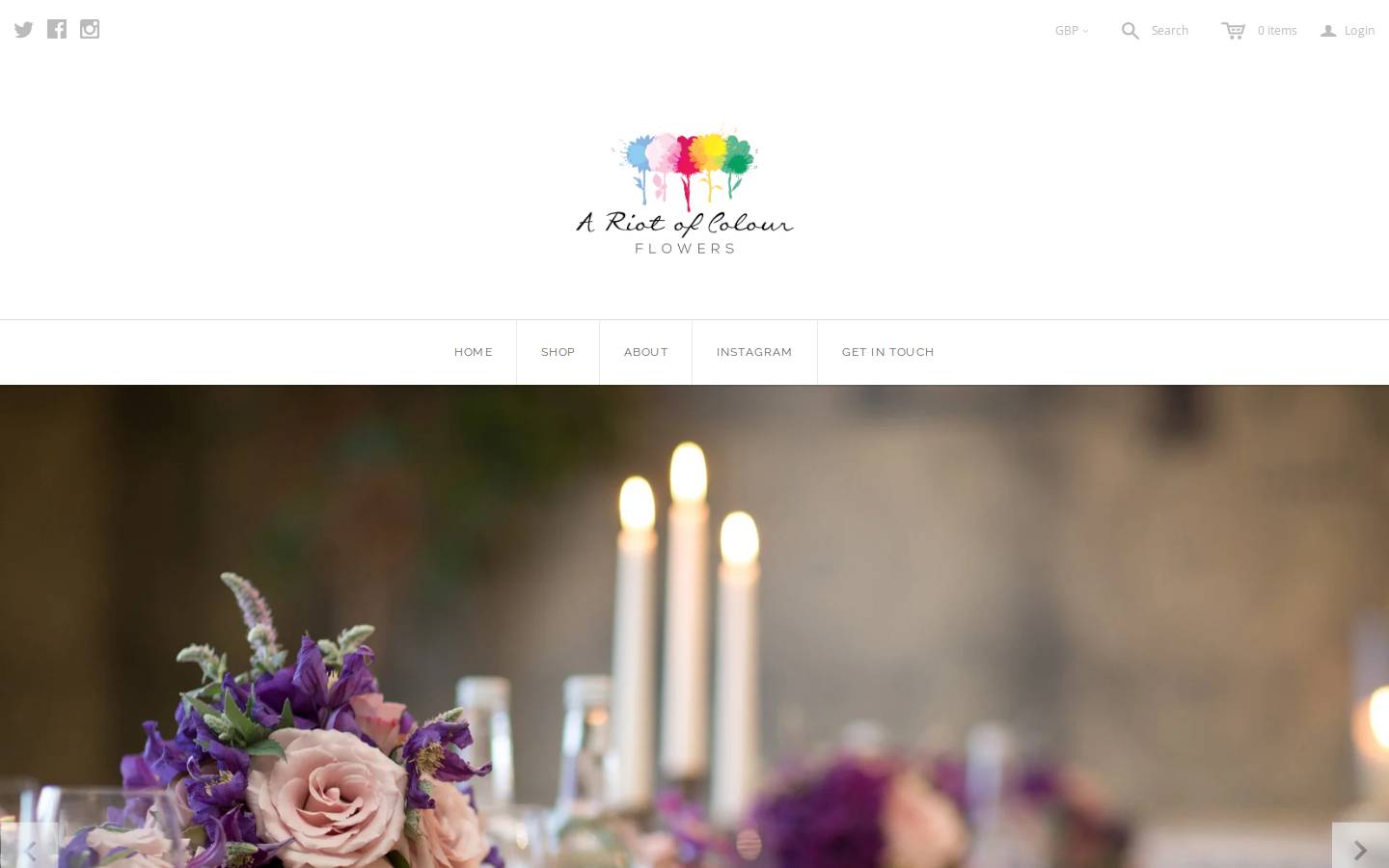 ariotofcolour.co.uk homepage screenshot