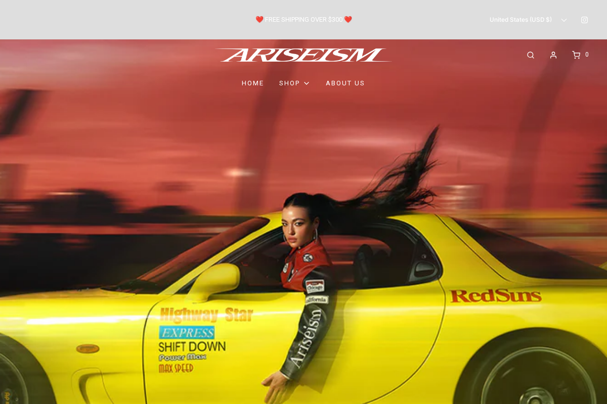 ariseism.com homepage screenshot