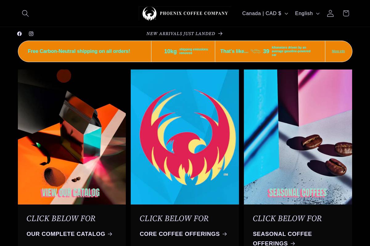 arisingfromfire.com homepage screenshot