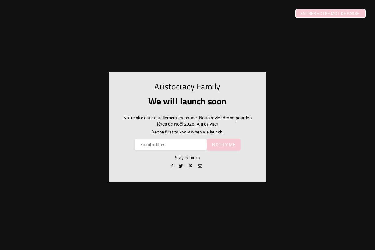 Aristocracyfamily homepage screenshot